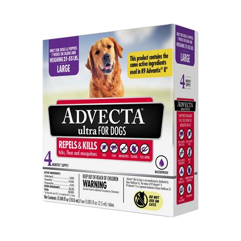 Protect your pet from pests with our fast acting, long lasting solution. . Advecta ultra for dogs